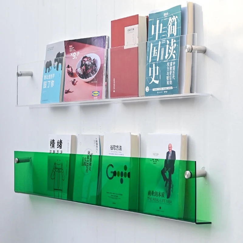 Wall Magazine Rack Office Bookcase Bookshelf For Books Book Shelf Furniture Organizer Racks Or Organizers Storage Holder Large