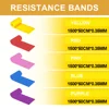 Resistance Bands for Working Out,Free Elastic and Exercise Bands Set for Suitable for Rehab, Yoga, Pilates, Gym, Home Exercise 2