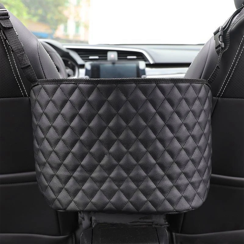 

Car Storage Bag Interior Car Seat Middle Box Seat Hanger Handbag Holder Hanging Pocket Organizer Stowing Tidying Car Accessories