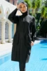 Muslim Female Full Cover Conservative Swimsuit Sets Fashion Islamic Women Beach Long Sleeves Printed Zipper Swimwear Suits