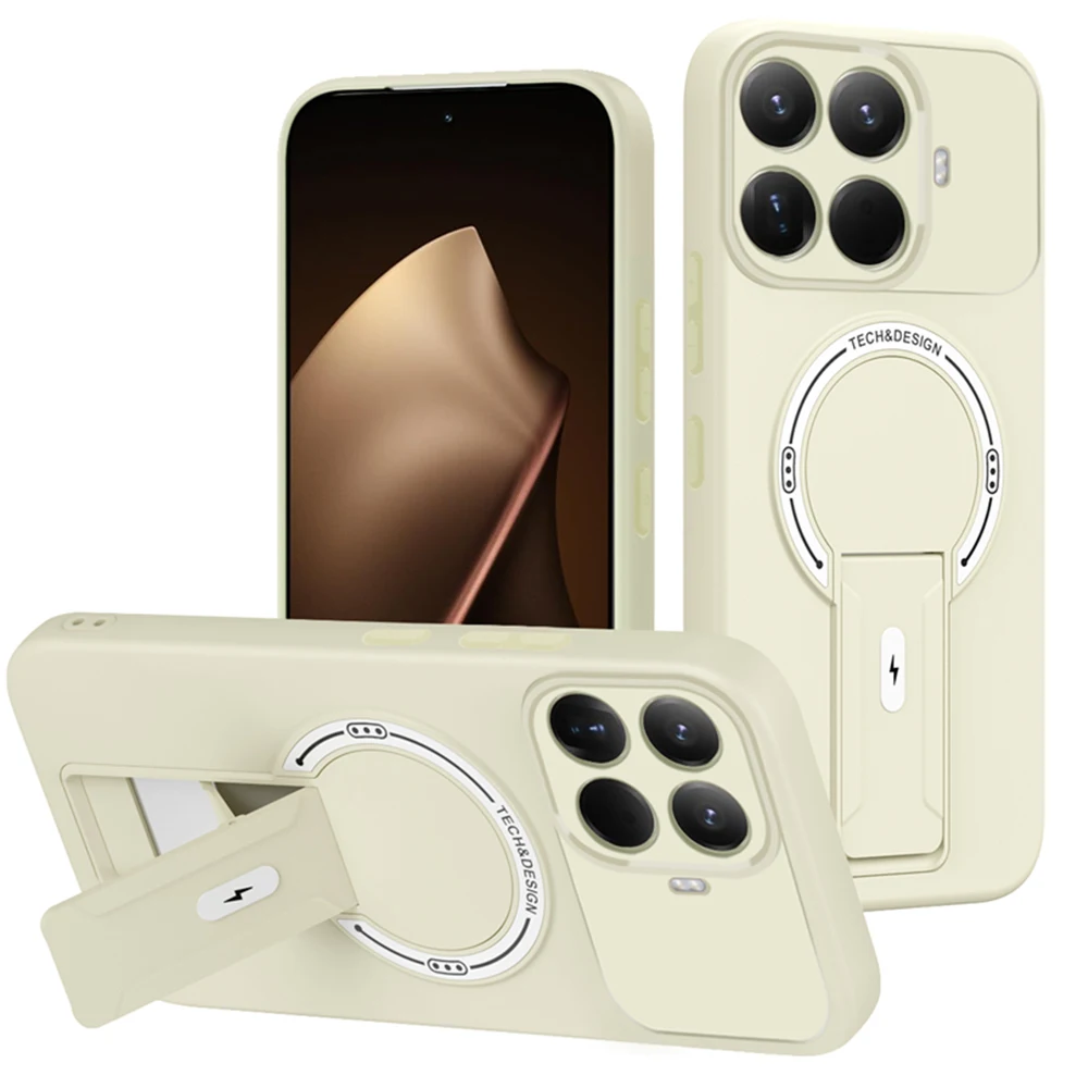 Magnetic Stand Holder Shockproof Matte Armor Phone Case with Bracket Stand