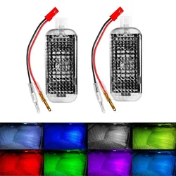 LED Car Interior Footwell Atmosphere Lights - Decorative Lamp Accessories (2PCS)