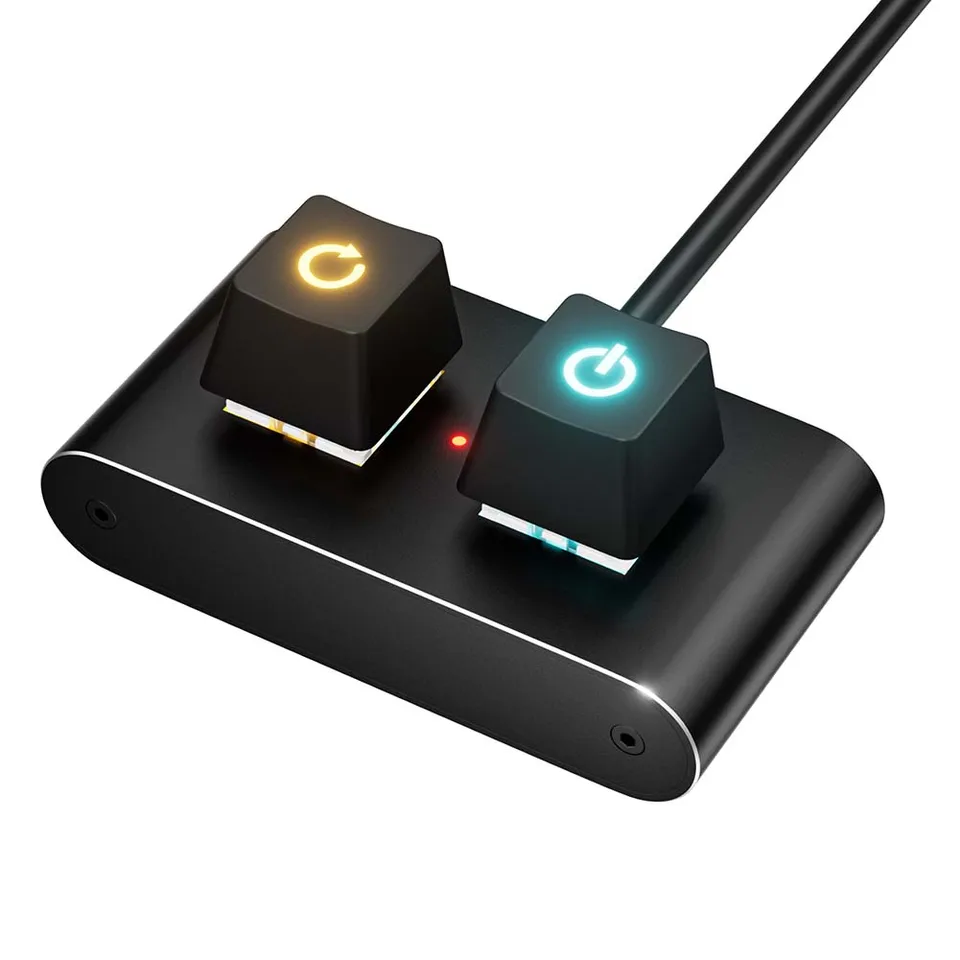 Desktop Power Switch Splitter with LED Indicator