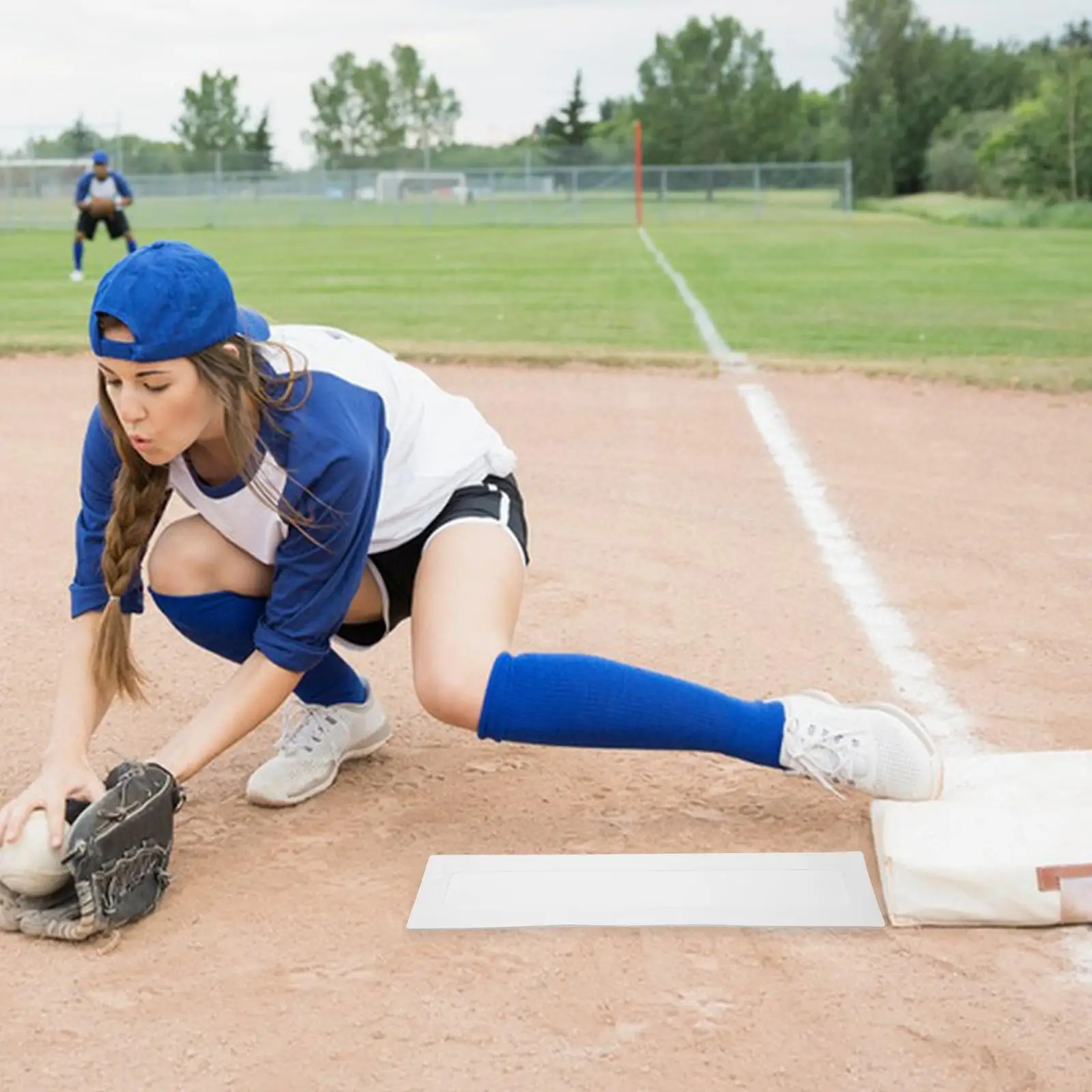 Baseball Training Landmark Rugs Signs Floor Spots Aids Marker Markers Tpe Pitcher Carpet Sports