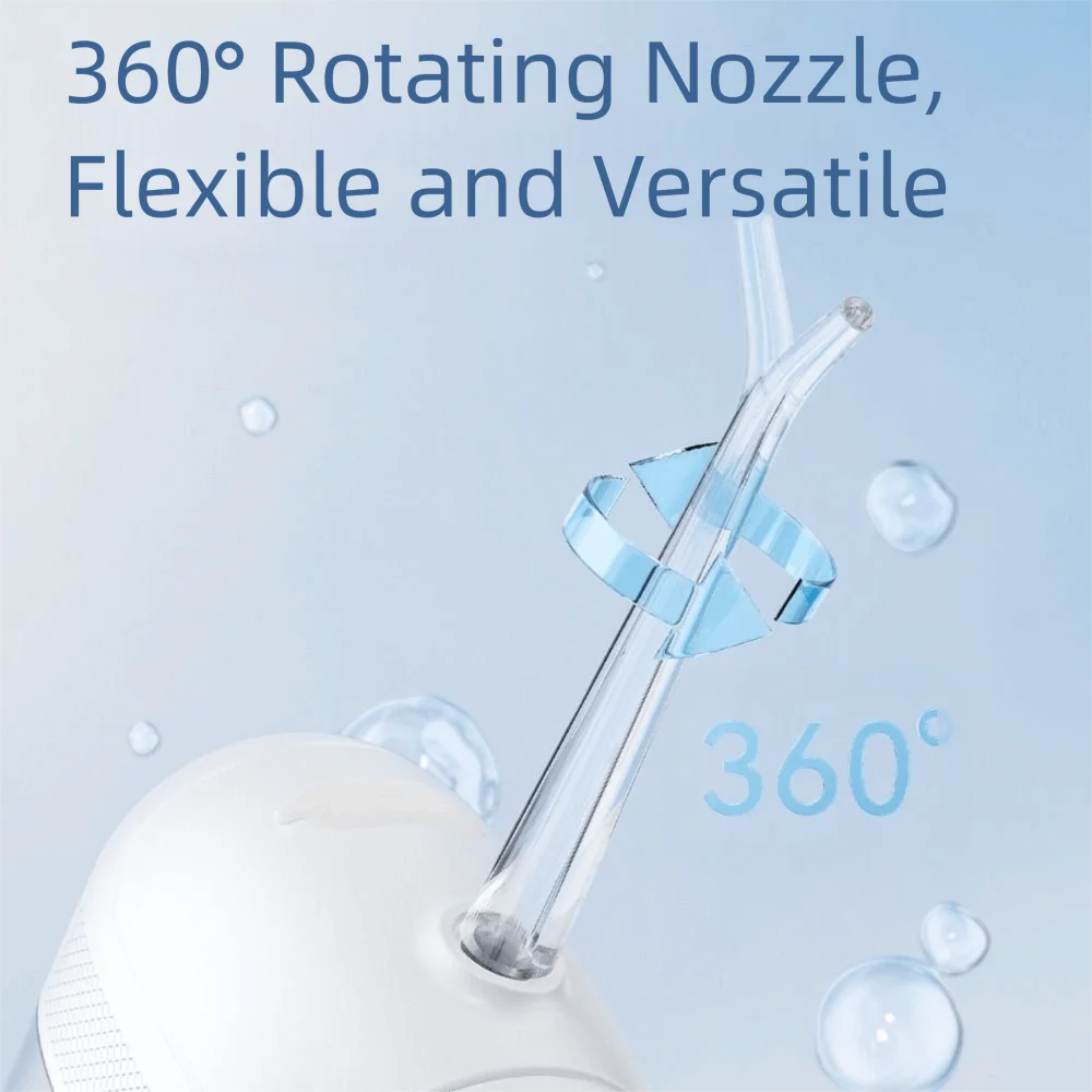 USB Rechargeable Oral Irrigator Pulse Technology Foldable Structure Dental Water Jet Portable Design Smart Electric