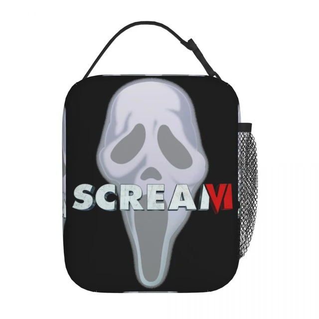 Ghostface Luchbox Screaming Scream Insulated Lunch Bag Horror Scary Movies Lunch  Container Multifunction Thermal Cooler - Appleverse