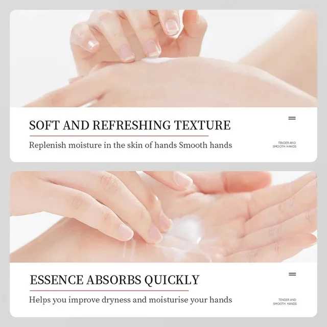 Whitening Hand Cream Niacinamide Arbutin Moisturizing Nourishing Exfoliating Calluses Anti-Chap Drying Crack Repair Body Care 3
