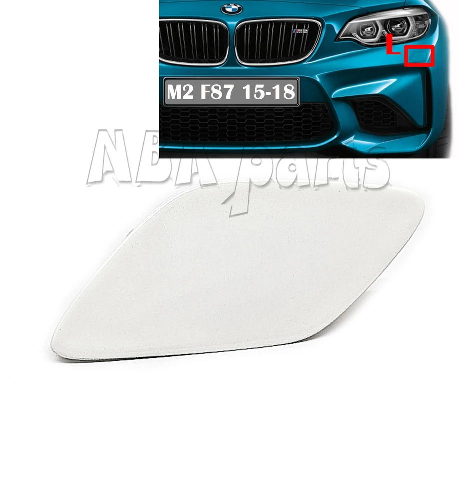 Tappo Copertura Ugello Lavafari BMW - Per Serie F20 F21 F30 F31 F32 Ecc. 2010-2017, Nero (Originale LH 51117293031) - Foto 5