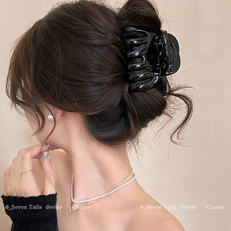 Large Hair Clip Thick Hair Women Hair Pins Matte Hairpin Elegant High End Hair Accessories