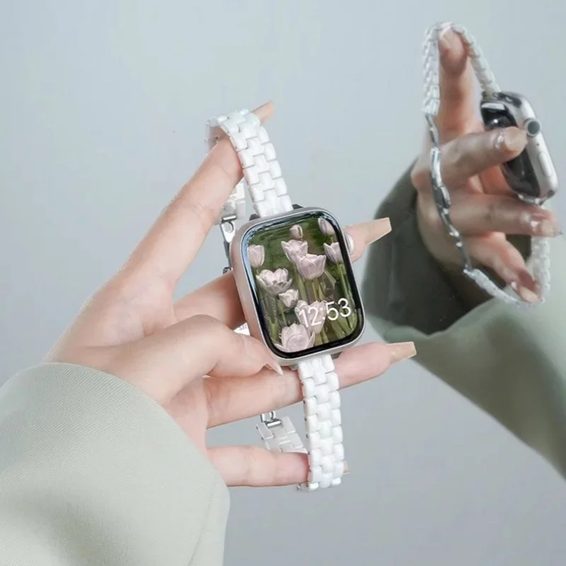 Slim Resin Watch Strap - Lightweight Wristband Bracelet