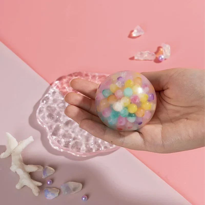 Kids Rainbow Bead Decompression Toy Image 2