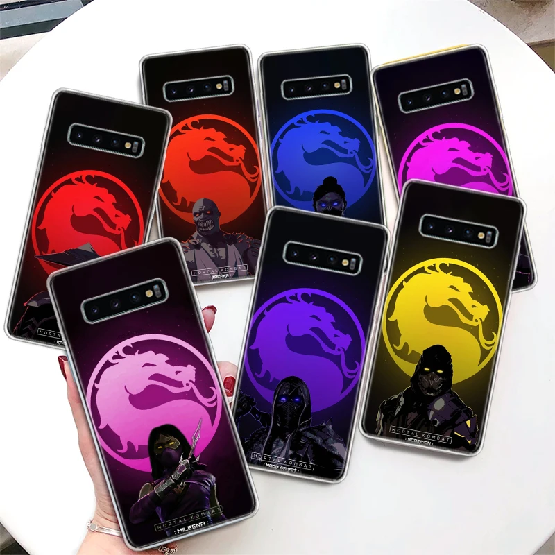 Scorpion Zero Sub Mortal Kombat Custodia Per Telefono Coque Per Samsung Galaxy S24 S23 Ultra S22 S21 S20 Fe S10 Plus S10E S9 S8 + Lite Soft