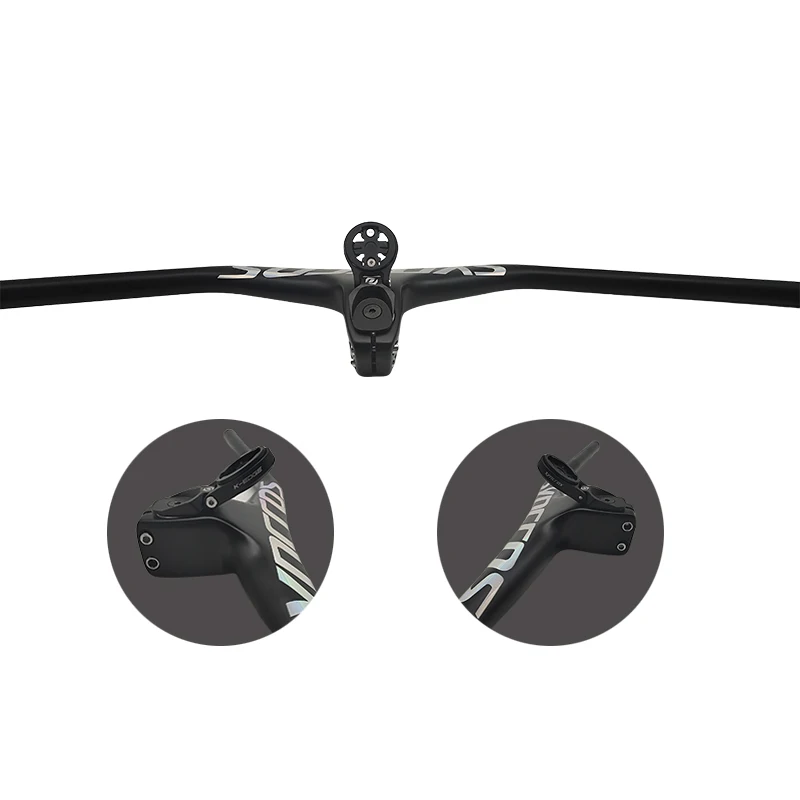 Bicycle Accessories Bicycle Handlebar SYNCROS FRASER IC SL-17 Degree MTB/Mountain Carbon Fiber Integrated with Mount Stand