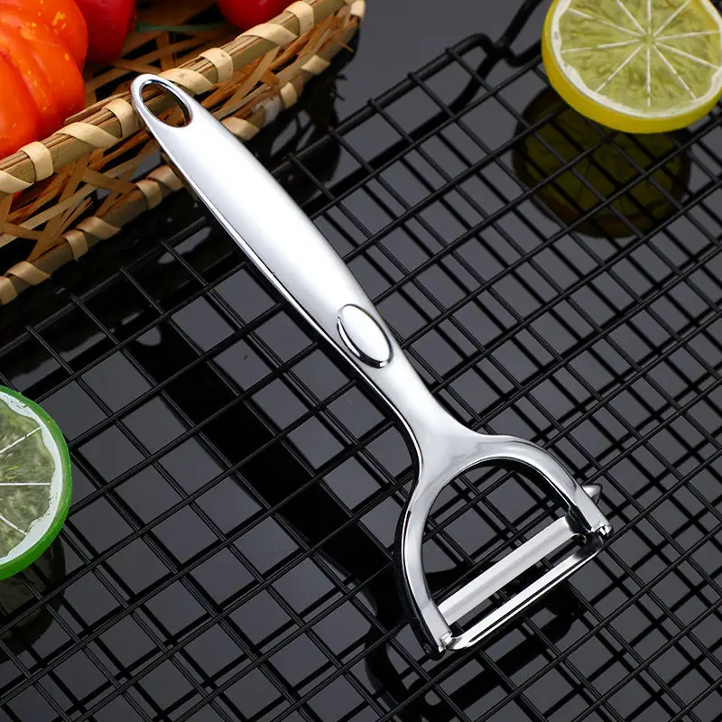 Description Picture 2 of itemPotato Peeler, Apple and Melon Planer, Household Kitchen Multifunctional Scraper, Sharp, Stainless Steel Peeler