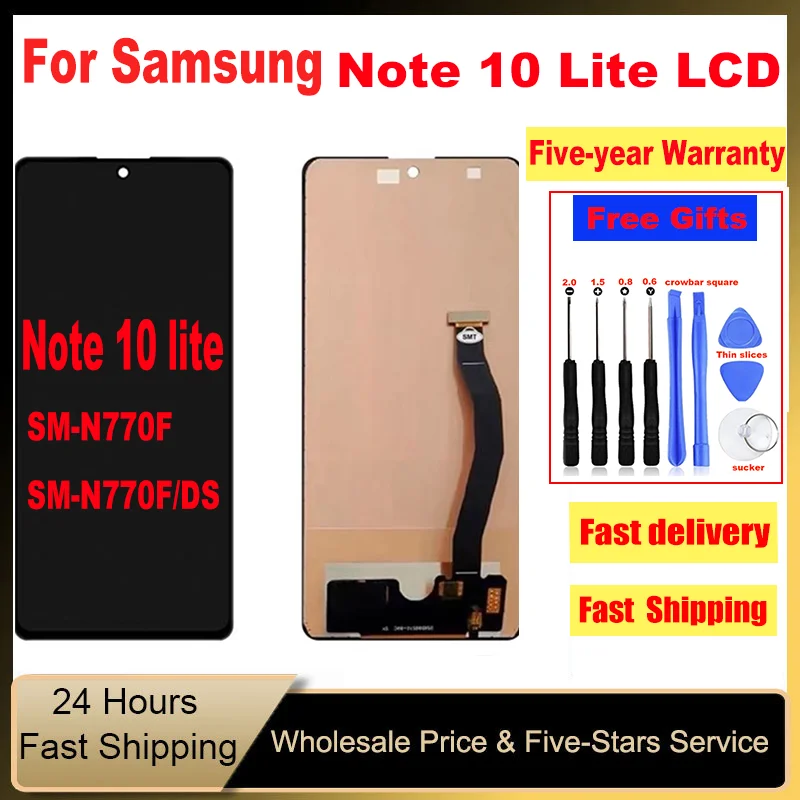 

6.7" LCD For Samsung Galaxy Note 10 Lite SM-N770F/DS LCD Display Touch Screen Digitizer Assembly For Samsung Note 10 Lite