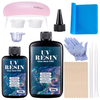 Hard UV Resin Kit Fast Curing Epoxy Resin 1