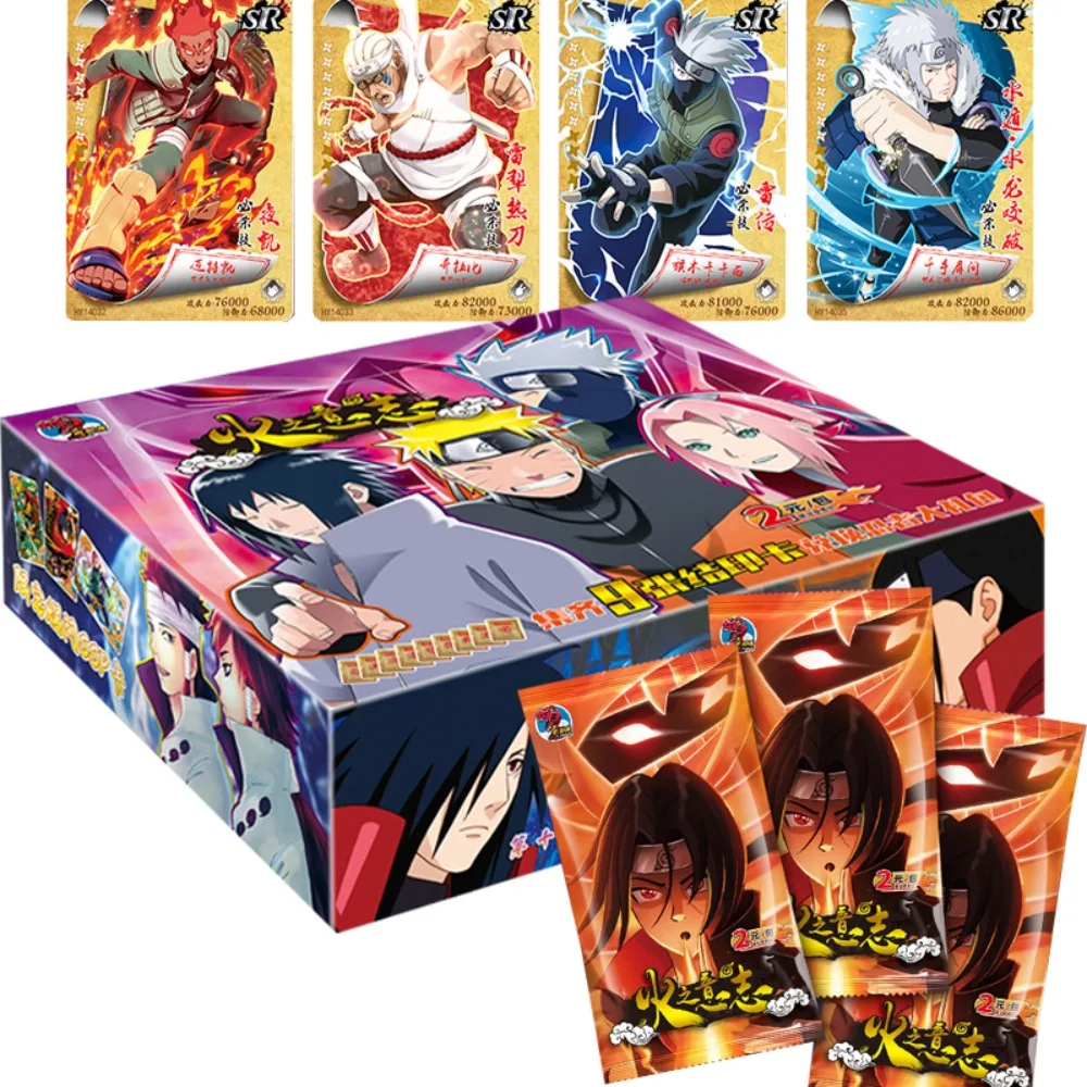 

Original Naruto Collection Cards Naruto Sasuke Orochimaru SSP Cartoon Adventure Anime Limited Flash Card Kids Birthday Gift Toy