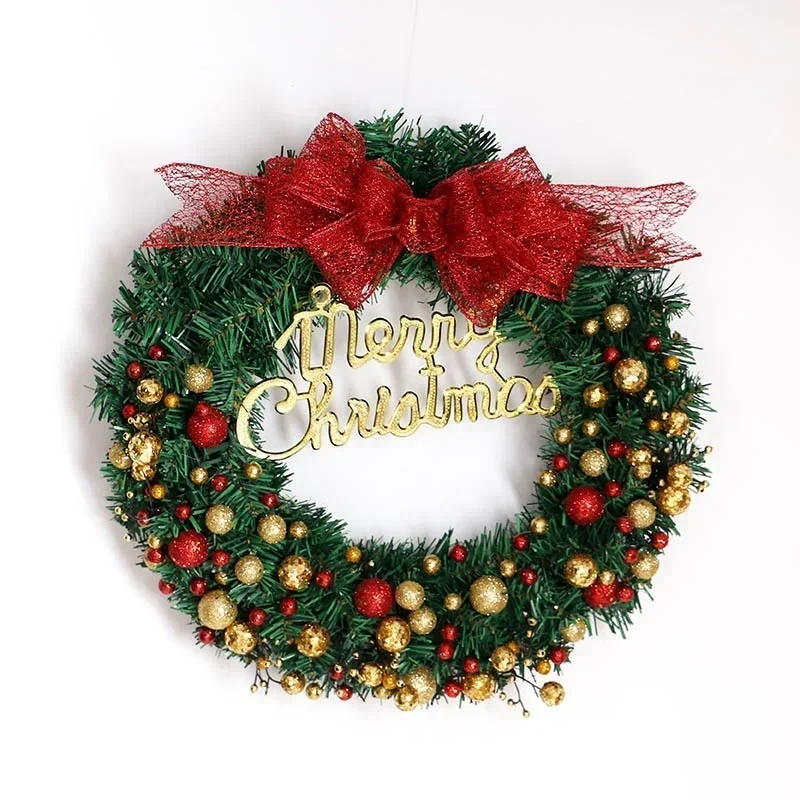 Creative New Sprinkle Ball Christmas Wreath 30/40cm Christmas Decoration Pendant Christmas Decoration Wreath Home Supplies
