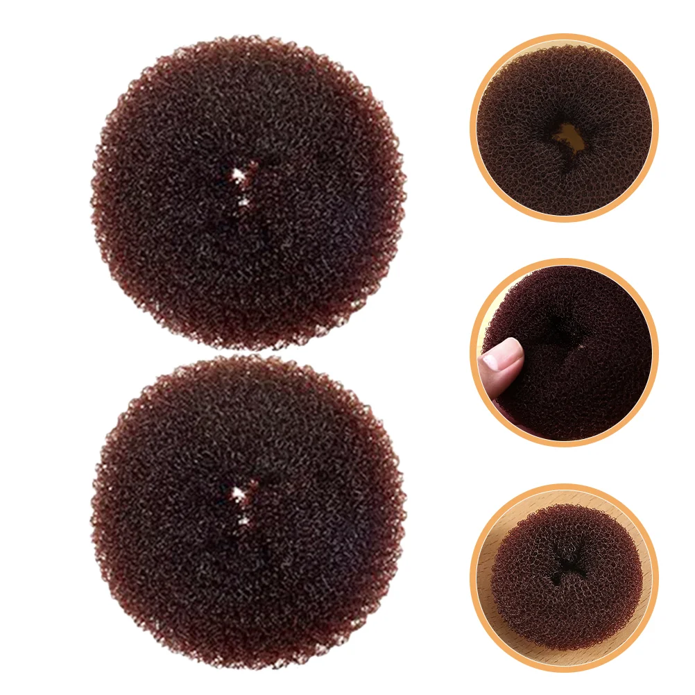 2 Pcs Bun Styler Donuts Shaper for Hair Buns Bridal Accessories Maker Kids Ball Head Bride