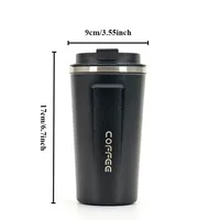 510ML Travel Stainless Steel Coffee Cup Thermal Mug Leak-Proof Thermos Bottle Tea Coffee Mug Vacuum Flask Insulated Cups Hot 6