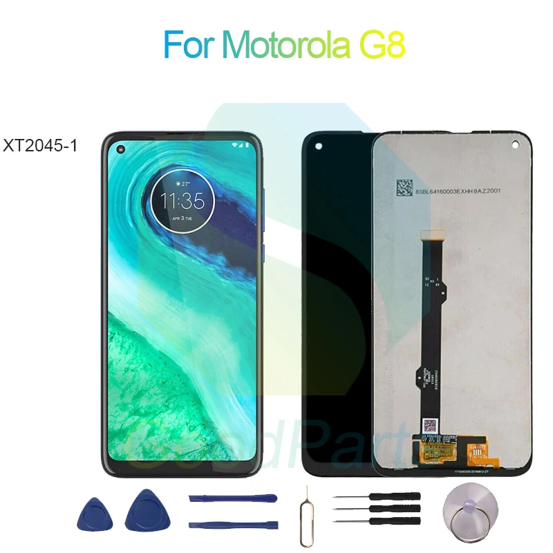 

Для ЖК-дисплея Motorola G8, экран 6,4 дюйма, XT2045-1 G8, сенсорный дигитайзер в сборе, замена