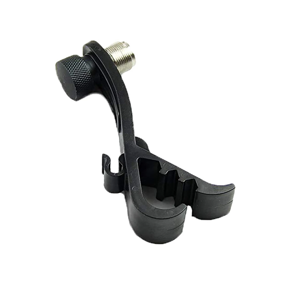 Drum Microphone Clip Holder Height Adjustable Mic Clip Stand Drum Rim Mount Clamp Groove Gear Shock