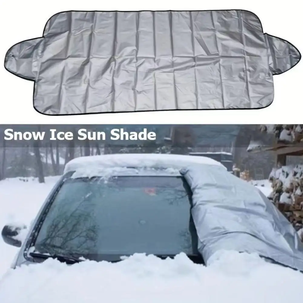 Winter Car Windshield Cover For Auto Front Windshield Anti-frost Snow Antifreeze Sunshade Dust Cover Protector Access