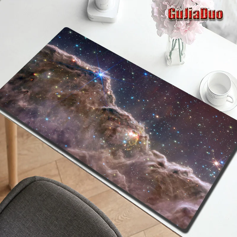 40X90 Large Size Galaxy Mouse Pad Natural Rubber Waterproof Anti-Skid Laptop Desk Mat Gaming Hoom Accessories Art Mousepad Rug
