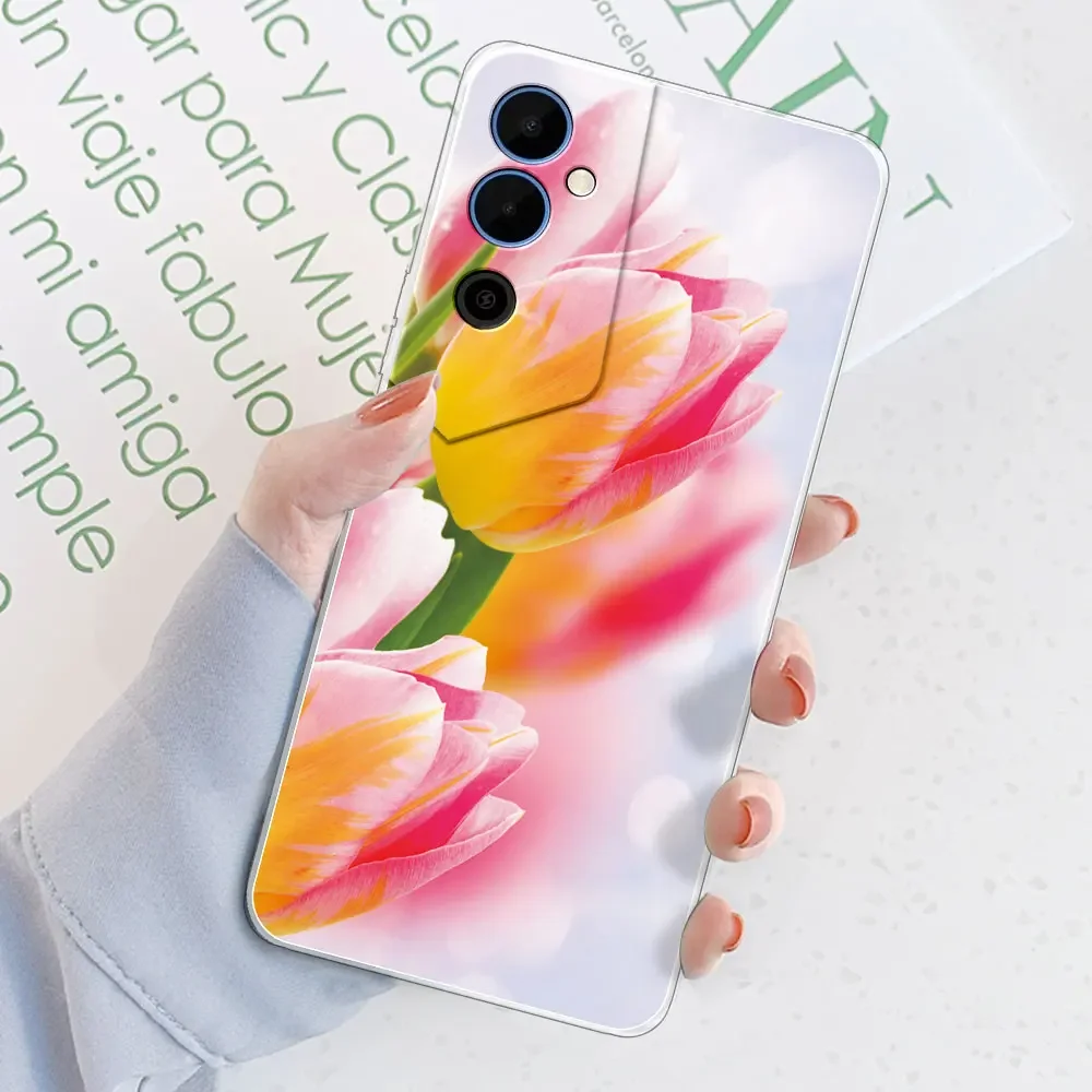 Clear Soft Silicone TPU Phone Case with Bumper Protection for Tecno Pova Neo Series