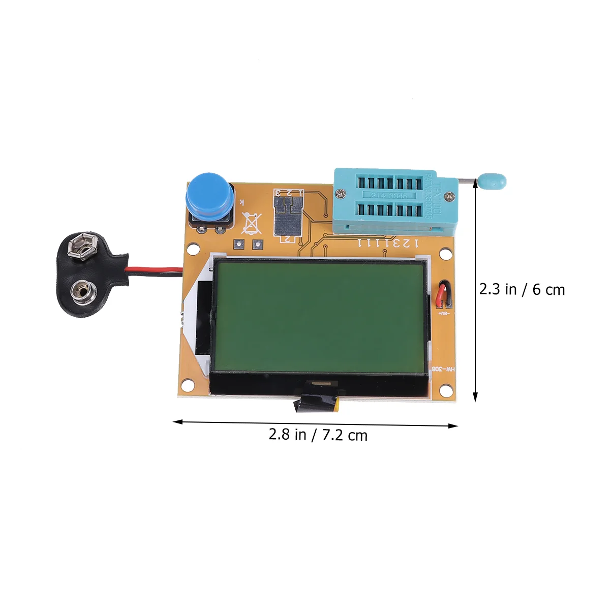 LCD Digital Tester DIY Meter Backlight Diode Triode Capacitance ESR Meter LCD Meter 4