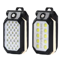 

USB Rechargeable COB Work Light LED Flashlight Adjustable Waterproof Camping Lantern Magnet Work light with Power Display
