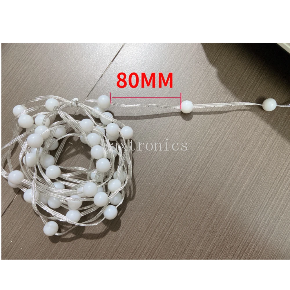 50pcs/lot DC5V WS2812 LED Ball Light String Programmable RGB 15mm Module Waterproof for Outdoor Billboard Payground Decor