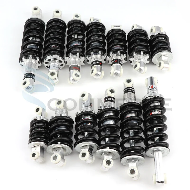 90/100/115/125/150/170/180/190/200/215MM 47cc49CC 슈퍼 미니모토 ATV 전기 스쿠터 미니 포켓 바이크용 리어 서스펜션 쇼크