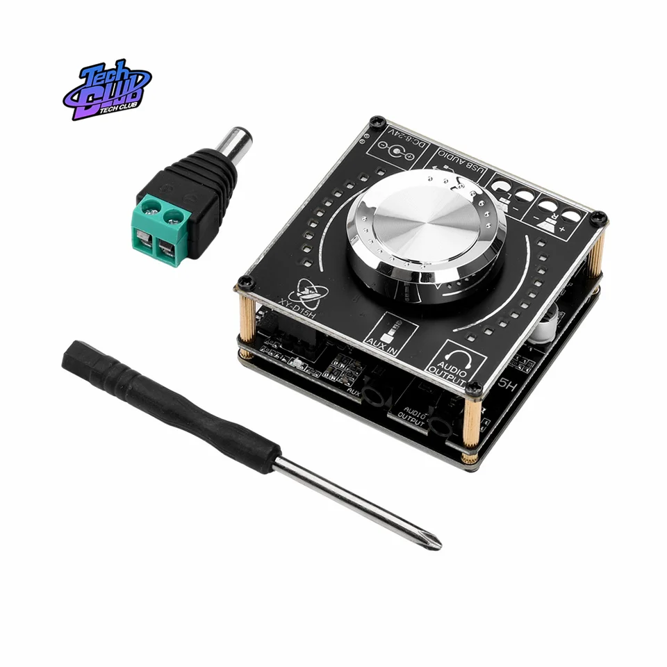 デジタルオーディオパワーアンプ,Bluetooth対応,5.0, XY-D15H, 2x10W