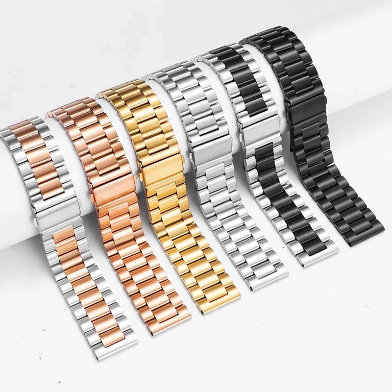 Sleek Stainless Steel Metal Watch Band – Premium Design and Comfort