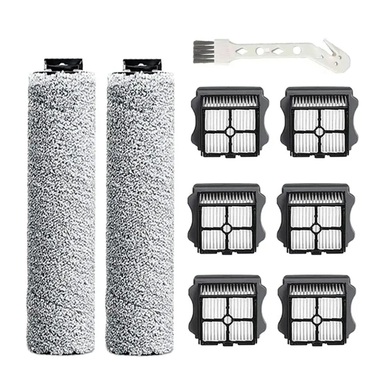 ABUN-For TINECO Floor One S3 / Ifloor 3 Roller Brush Hepa Filte Accessories Cordless Wet Dry Floor Washer Spare Part