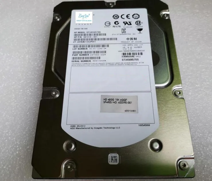 

Для рабочей станции 623390-001 450G SAS 15K 3,5 623212-001