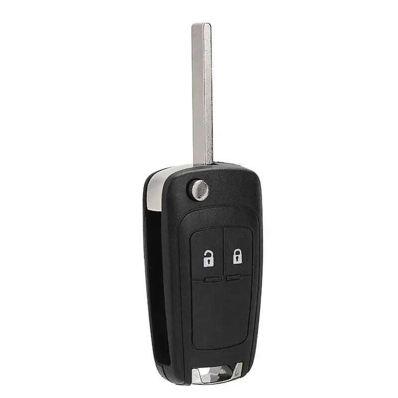 Replacement 2 Button Rubber Pad Key Shell For Chevrolet For Cruze 2010-2013 Orlando Flip Remote Car Key Fob Case Cover