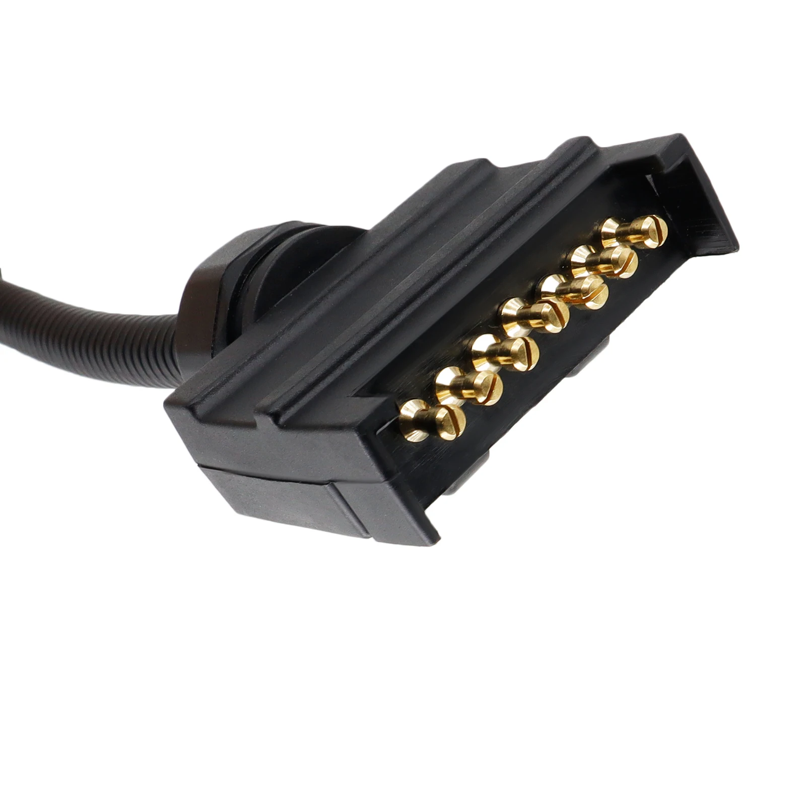 12 Pin Socket To 7 Pin Flat Plug Female to Male Trailer Adaptor Caravan Connector Car Accessories Extended Wiring Power Sockets