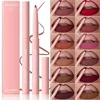 Tapered Nib Lip Liner Pencil Matte Red Brown Plumping Lip Stain Lasting Waterproof Fine Lipstick Slim Lip Outline Contour Makeup 2