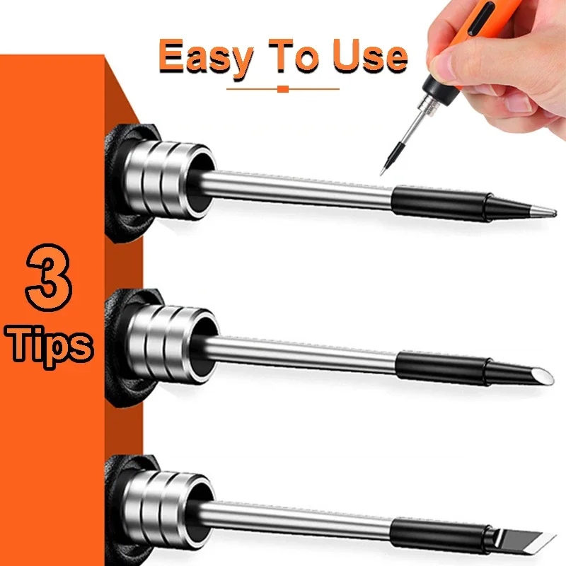 Soldering Iron Tip Mini Portable Replacement Tip Rapid Heating Welding Tool Solder Accessories 5V 8W soldering iron,soldering iron tips,solder iron kit