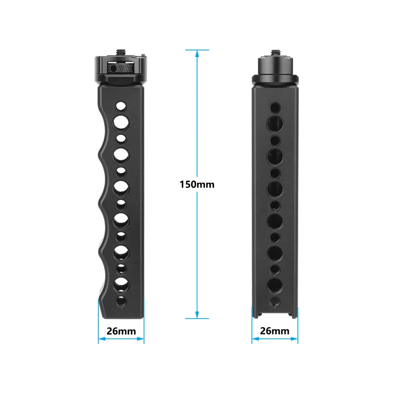 Upgraded Handle Grip Handheld Bracket Handlebar Extension Rod Cold Shoe Mount fo