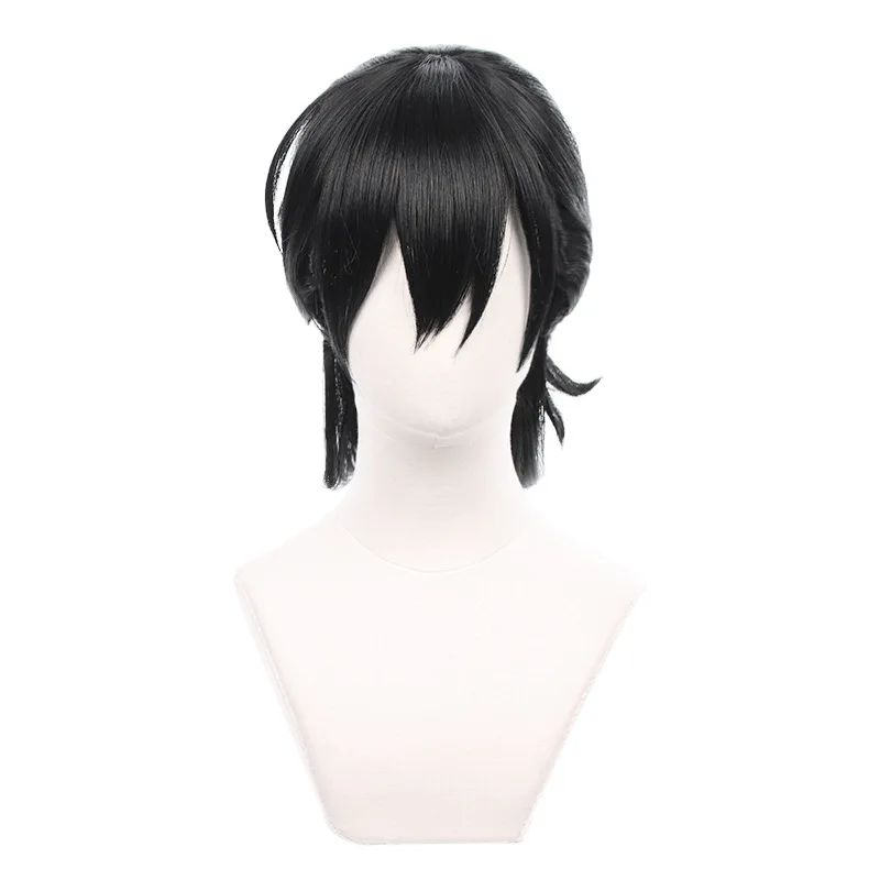 Summer Time Rendering Anime Blue-black Hair Cosplay Wig Short Hair  Halloween