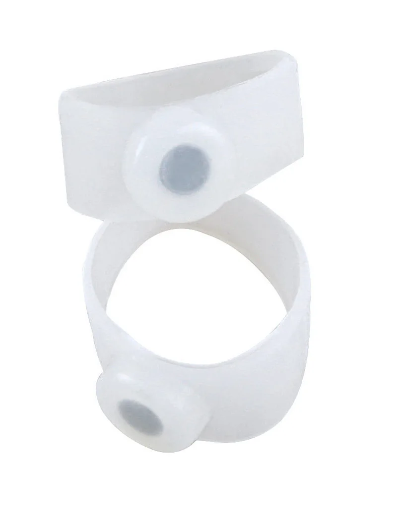 Magnetic Therapy Slimming Toe Rings Fat Burning Rings Silicone Foot Massage Toe 2Pcs/pair Magnetic toe rings