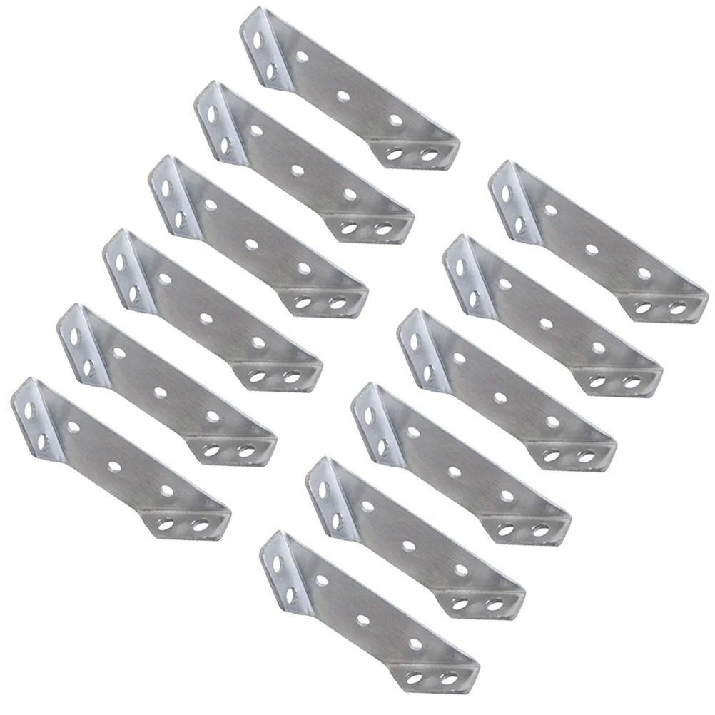 

20 Pcs Right Angle Bracket Framing Brackets Cabinet Corner Small Stainless Steel Universal Furniture Connector