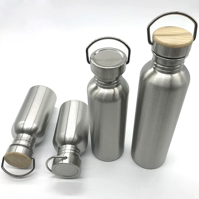 Stainless Steel Water Bottle with handle 1000ml/750ml/500ml/350ml for Sport Travel Cycling Hiking Camping sports water bottle sports bottle water bottle stainless steel water bottle