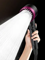 New High Pressure Shower Head 3 Modes Adjustable Spray with Massage Brush Filter Rain Shower Faucet Bathroom Accessories 1