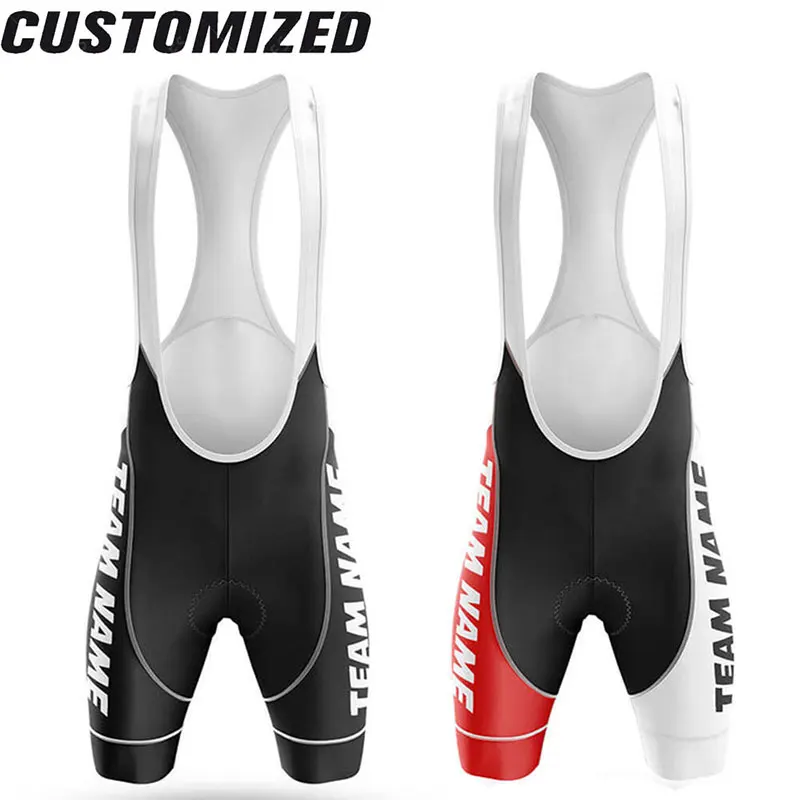 Team Name Cycling Bib Shorts Summer Breathable Mountain Bike 19D Gel Pad Free Design Men cycling bib shorts,cycling shorts,cycling pants