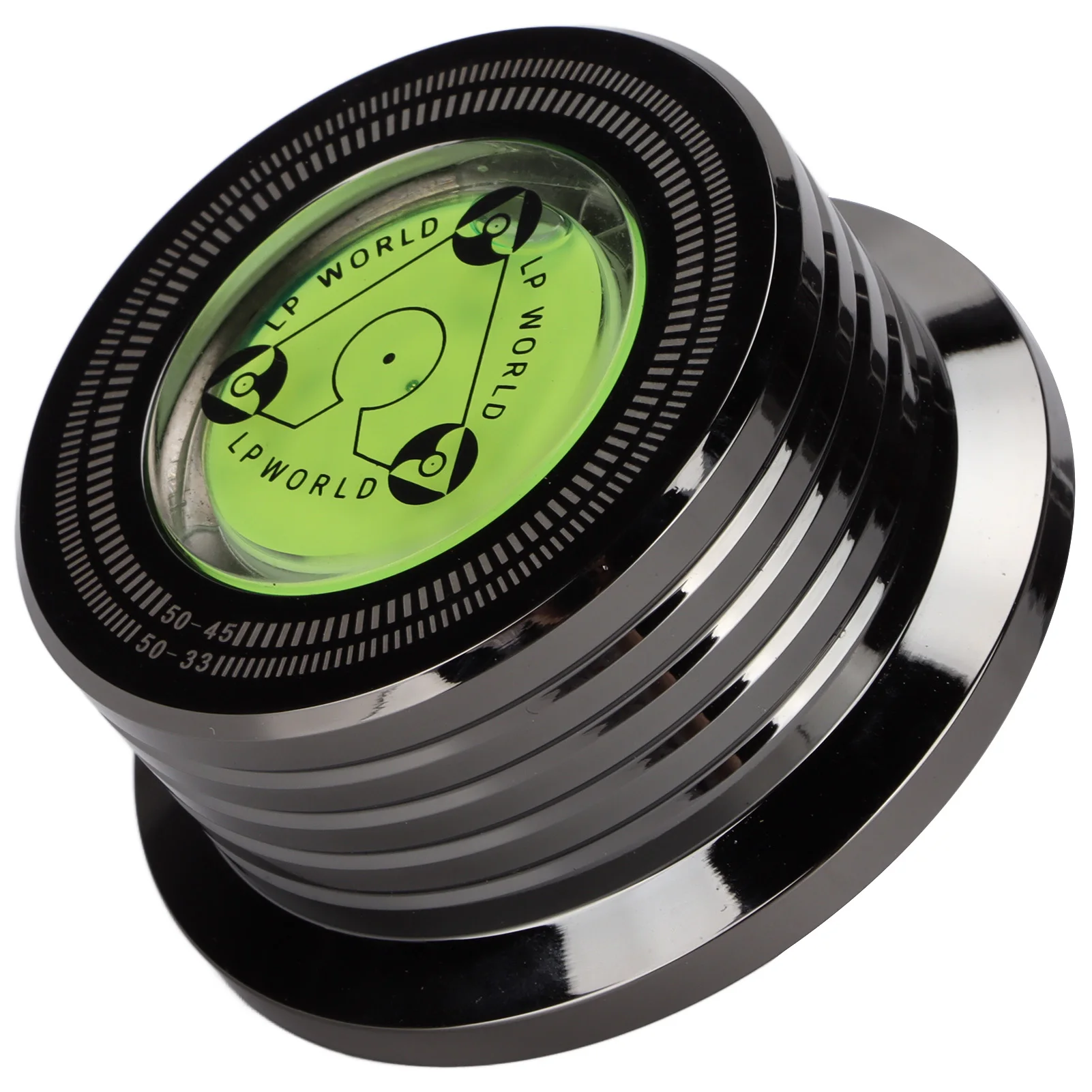 Description Picture 6 of itemMusic Recording Equipment Record Weight Stablizer Aluminum Turntable Disc Clamp with Bubble Leveling for LP Record Player 50Hz