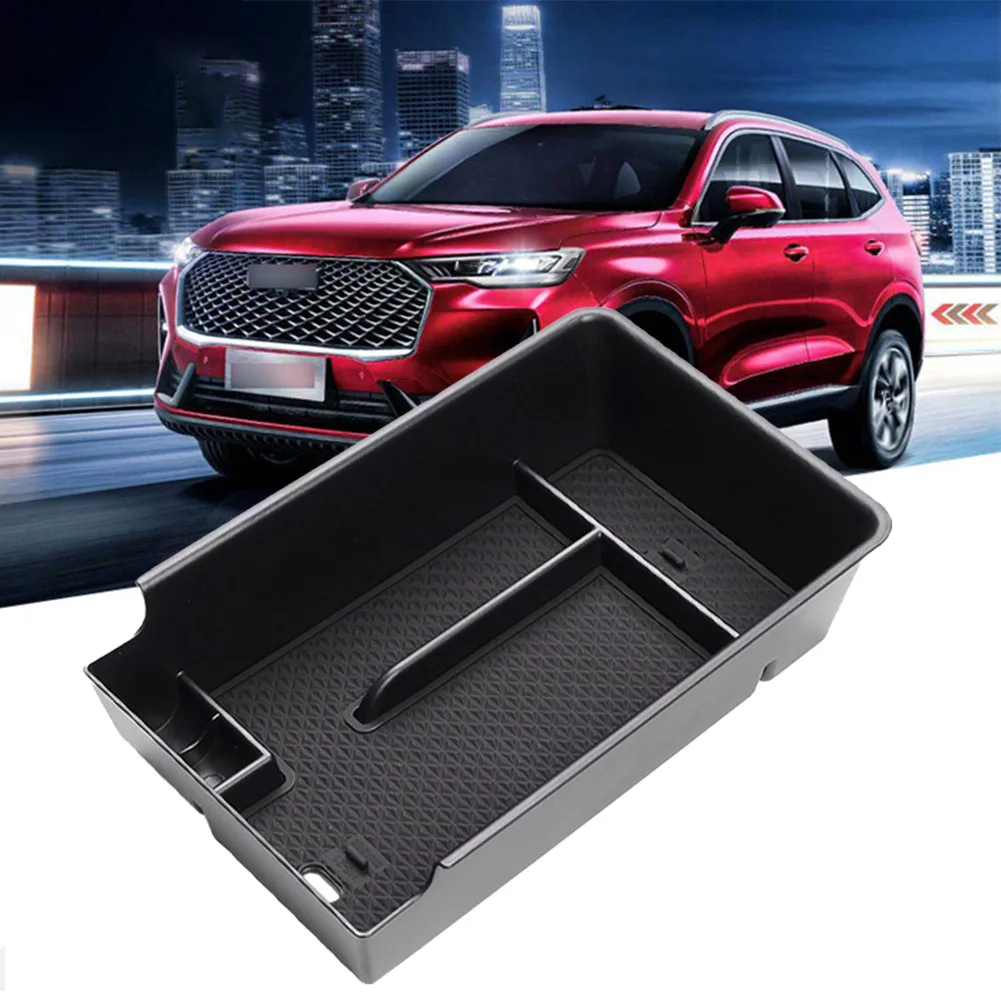 

Car Spare Parts High Quality Practical To Use Box Car ABS Black Center Console Armrest Front Car Interior Parts